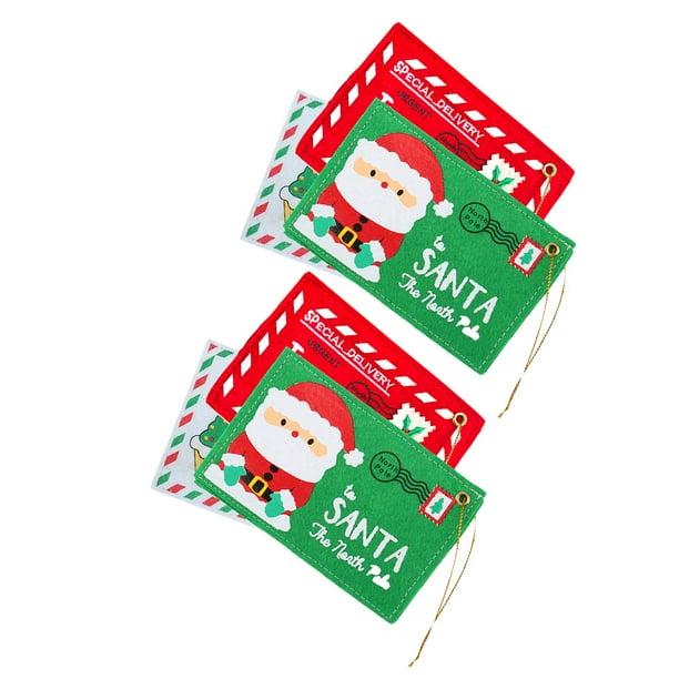 6 Pcs Enveloppe De Noël Enveloppe Cadeau Enveloppe De Noël Enveloppe De Noël  Tentures De Noël Pour Magasin Enfants Cadeau Maison 