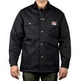 thumbnail image 2 of Ben Davis Mens Heavyweight Original Snap Button Front Jacket 398 Olive L, 2 of 3