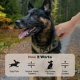 thumbnail image 6 of Unique Bargains Dog Collar Waterproof Tactical Dog Collar with Control Handle and Zinc Alloy Buckle Dog Collar for AirTag Medium Large Dogs Medium Khaki (Includes Screwdriver Accessories), 6 of 6