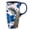 Blue, variant on Topadorn William Morris Style Floral Ceramic Travel Mug, 17oz, Vintage Botanical Print, Spill-Resistant Lid, Microwave Dishwasher Safe, Gift Boxed