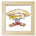 thumbnail image 1 of Cadre Photo Carré Art Déco Mode Gaz Bang Boom pour Mur Ou Table, 1 of 3