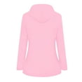 LoyisViDion Coat Women Solid Rain Jacket Outdoor Plus Size Waterproof