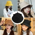 thumbnail image 5 of 56-58cm head circumference cute cat ears and tail fisherman hat female summer basin hat sunshade sunscreen hat - black, 5 of 5