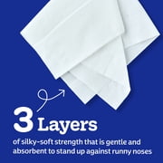 Kleenex Ultra Soft 3-Ply Flat Box Facial Tissues, 1 Pack (120 Total Tissues)
