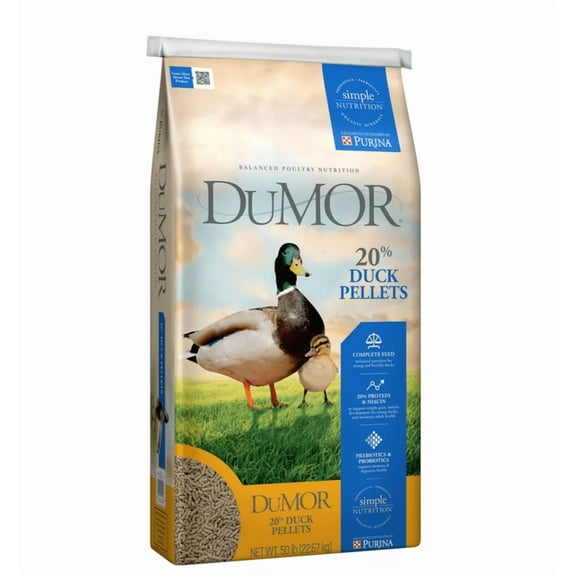 DuMOR Pelleted Duck Feed, 50 lb. Bag