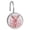 Multicolor 4, variant on 12pcs Decorative Shower Curtain Hooks, Rust Resistant Shower Rings for Bathroom Living Room,Rustproof Stainless Steel Rings for Shower Curtain and Liner Rods,Pig Flowers Painting