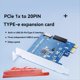 thumbnail image 4 of Tarjeta Adaptadora PCI-e 1 X A 20 Pines + Tipo-e de 5 Gbps USB 3.2 GEN1 para 7/8/10/11, 4 of 5
