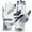 Jester White Black, variant on Lupine Rage Football Receiver Gloves Sticky Silicone Grip Youth Size Small