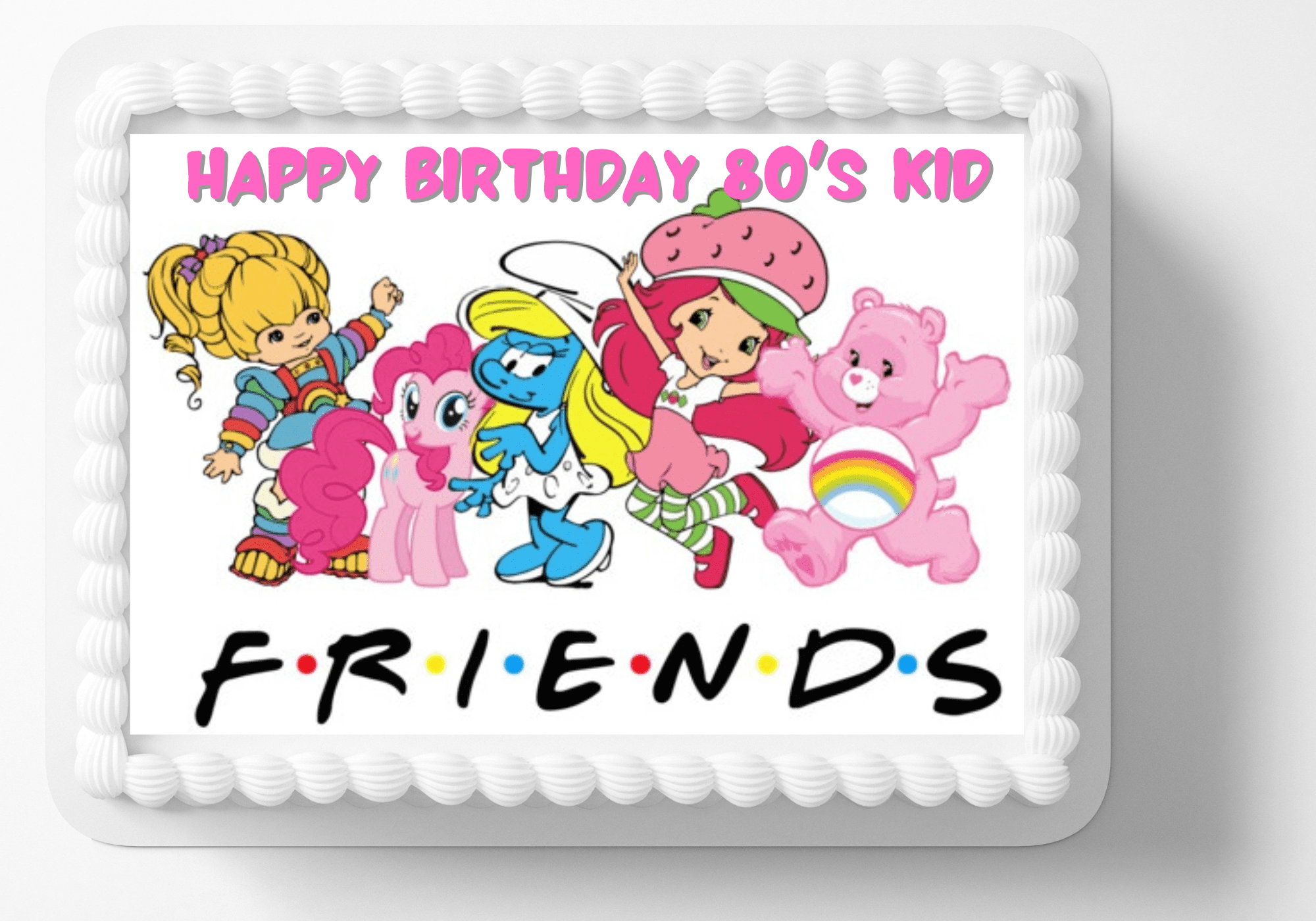 80 s Kid Image Edible Cake Topper I Love The 80 s Icons Birthday Cake 80-s-kid-image-edible-cake-topper-i-love-the-80-s-icons-birthday-cake