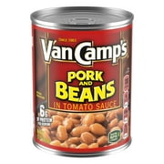 Van Camp's Pork And Beans In Tomato Sauce, Canned Beans, 15 oz