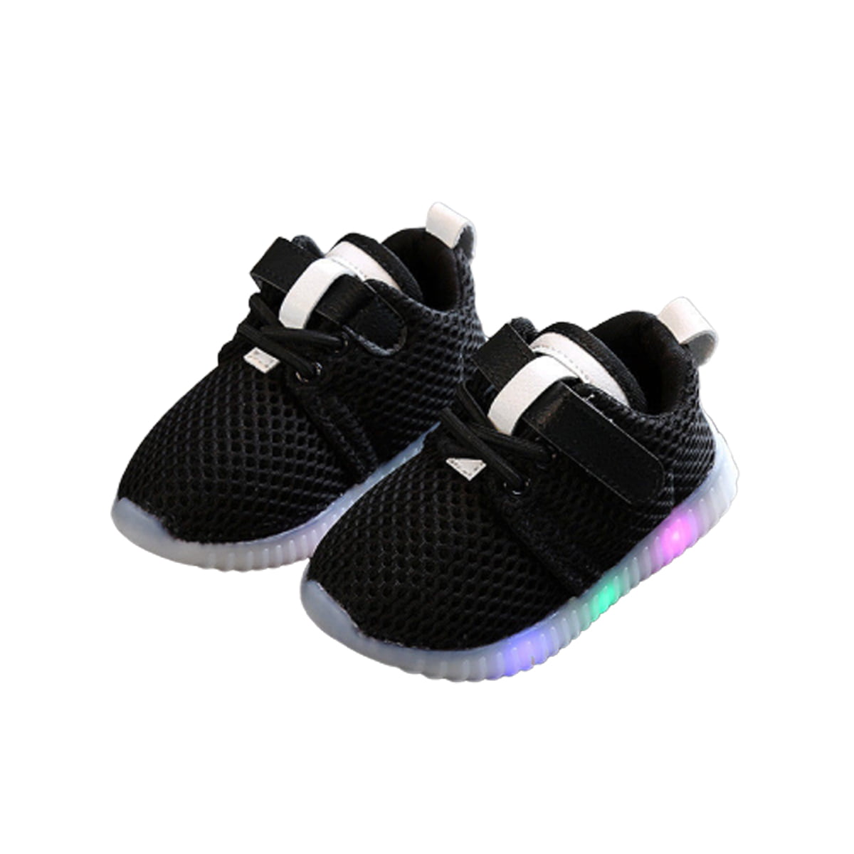 plank Lima verklaren Infant Baby Kids Boys Girls LED Shoes Light Up Luminous Sport Trainers  Sneakers - Walmart.com