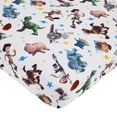 thumbnail image 6 of Disney Toy Story Toddler Bedding Set, "Taking Action", 4-Pieces, Blue, Green, Boy, Toddler Bed Size, 6 of 8