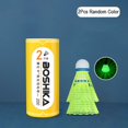 thumbnail image 1 of 2/3/4/8PCS LED Badminton Ball Glowing Light Up Badminton Shuttlecocks Colorful Lighting Balls Sports Training In/Outdoor Game 2Pcs, 1 of 6