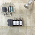thumbnail image 5 of Artanis Home Amber Refillable Body Wash, Shampoo and Conditioner Bottles - PET Plastic Shampoo Bottles with Stainless Steel Pumps and "Modern Apothecary" Labels- 16 oz, 3 Pack, 5 of 7