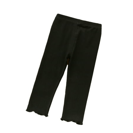 

MXIEZI Baby Toddler Stretch Legging Pants Girls Solid Color Tights Pants for 1-5 Year Kids Long Pant