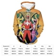 thumbnail image 2 of Power Rangers Unisex Adult Hoodie Casual Hooded Sweatshirt Pullover Novelty 3D Printed Sweater Jacket M, 2 of 8