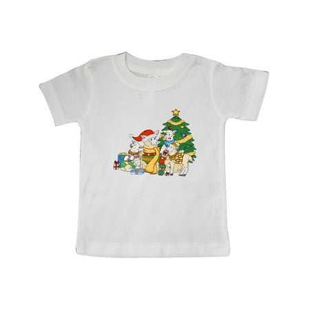 

Inktastic Christmas Sheep Family with Tree Gift Baby Boy or Baby Girl T-Shirt
