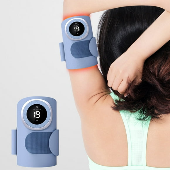 Masajeador de brazos con calor para el hogar, dispositivo de masaje de brazos con vibración deportiva para el hogar, masajeador de extremidades.
