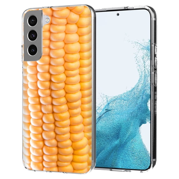 TalkingCase Slim Case Cover Compatible for Samsung Galaxy S22 Plus+ 5G, Corn Print, Lightweight,Flexible,Soft, USA
