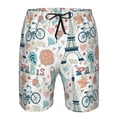 thumbnail image 3 of Fotbe Eiffel Tower Trajes de Baño Estampados para Hombre, Shorts de Verano de Secado Rápido, Ropa de Playa, Bañadores-Medium, 3 of 6