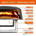 thumbnail image 2 of Commercial Chef Four à Pizza Extérieur - Gaz Propane Portable pour l'Extérieur avec Faisceau (Brûleur en Forme de L), 2 of 10