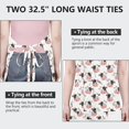 thumbnail image 6 of White Cow Head Pattern Apron-Garden Aprons for Women with Pockets-Cotton Linen Waterproof Kitchen Cooking Gardening Aprons Adjustable for Kitchen,Cooking,BBQ and Salon 33x27 Inch, 6 of 7