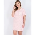 thumbnail image 5 of Real Essentials 3 Pack: Women's Nightshirt Short Sleeve Soft Nightgown Sleep Dress With Pocket (Available In Plus Size), 5 of 6