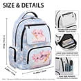 thumbnail image 7 of Jeiento Bookworm Axolotl Kids School Backpack for Boys Girls 17 Inch Water-Resistant Polyester Daypack with Multi-Pockets, Lightweight Adjustable Straps Bookbag for Elementary Students, 7 of 7