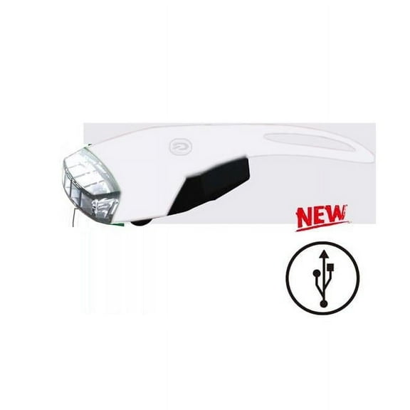 Bright Ideas 180W Silicone USB Rechargeable LED Bike Headlight