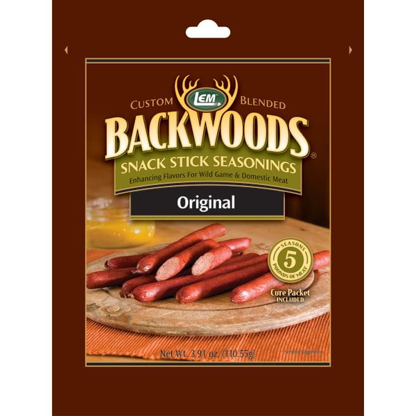 BACKWOODS ORIGINAL SNACK STICK SEASONING / SEASONS 5 POUNDS OF MEAT