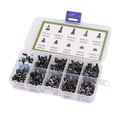 thumbnail image 1 of 10 Types Valeurs 180PCS Tactile Bouton-Poussoir -Déclencheur Mini Tact Momentané Assortiment, 1 of 7
