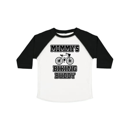 

Inktastic Mommys Biking Buddy Gift Toddler Boy or Toddler Girl T-Shirt
