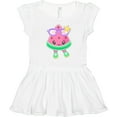 thumbnail image 3 of Inktastic Cute Watermelon with Sunglasses Girls Toddler Dress, 3 of 5