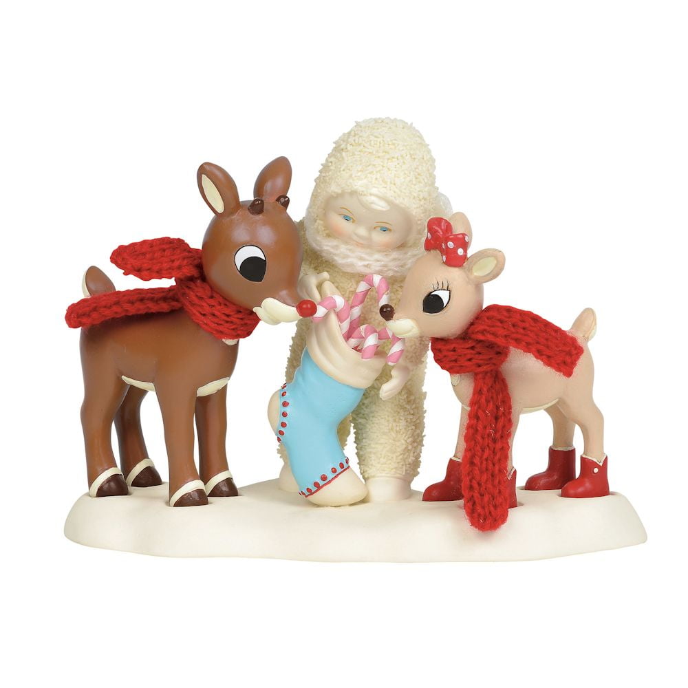 Snowbabies Guest Collection Sweets for Rudolph and Clarice Figurine