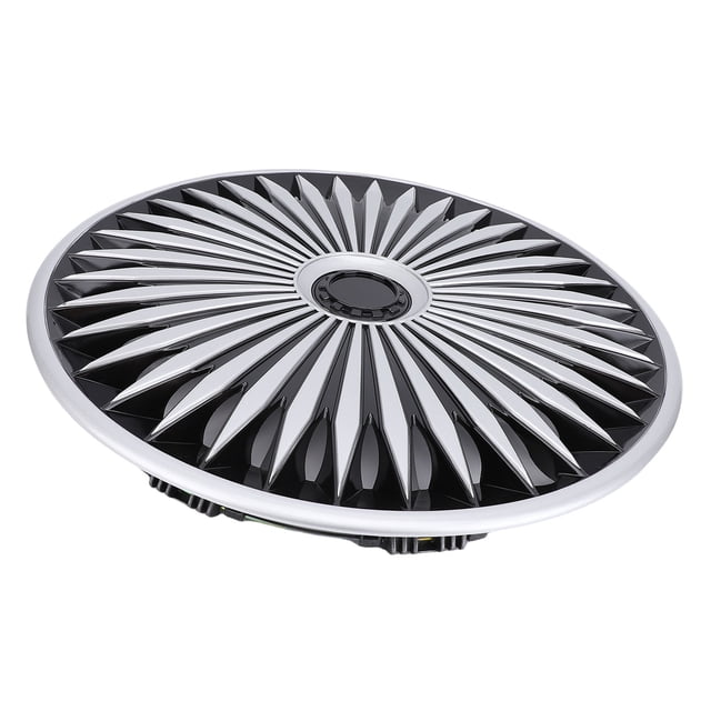 Snap On Wheel Hub Caps, 4Pcs Stylish ABS R17 Hubcap Wheel Rims Covers Universal Fit for Car Truck SUV