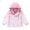 1-212Pink686, variant on CAIVO Girls Jacket Casual Windbreaker Coats Kids Lightweight Outdoor Sports Outerwear For Daily Wear Long Sleeve Versatile Dailywear