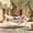 Cream White, variant on Outdoor Hammock 2-Person, with Pillow & Pad, 440 lbs Capacity, Navy Blue