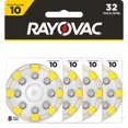 thumbnail image 1 of Rayovac Size 10 Hearing Aid Batteries, 32-Pack, 1 of 5