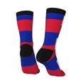 thumbnail image 5 of Womens Funny Socks Haitian Flag Printed Patterned Socks Novelty Socks, 5 of 7