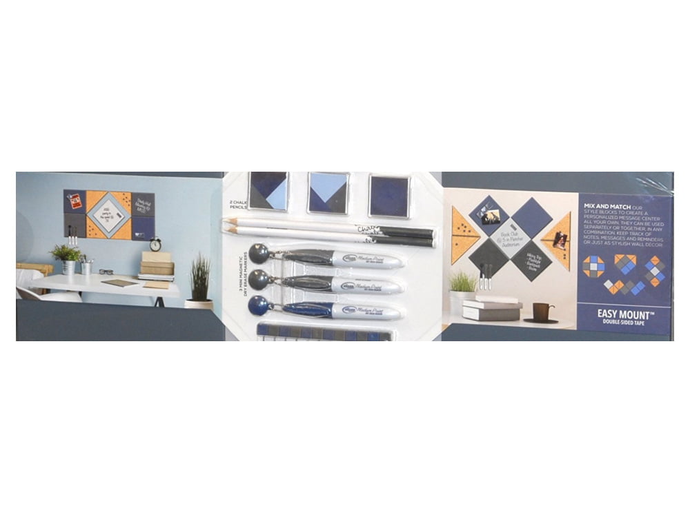 Magnetic Chalk Boards and Dry Erase Boards... Style Blocks 30 Piece Value Pack