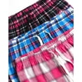 thumbnail image 5 of Active Club 3 Pack Cotton-Blend Flannel Pajama Pants for Women, Flannel Plaid PJ Pants for Women for Sleep and Lounge, Womens PJ Bottoms (L09/Fl04/Fl05, Medium), 5 of 5