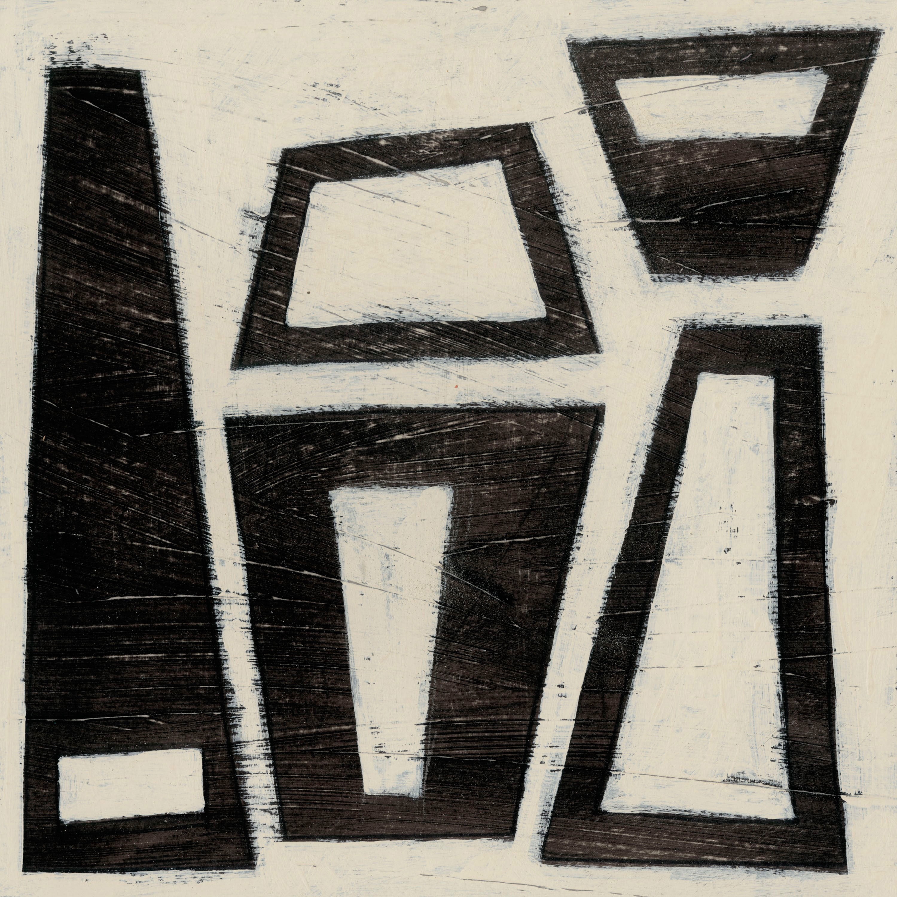 Marmont Hill "Hieroglyph VII" Painting Print on Wrapped Canvas