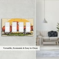 thumbnail image 5 of Hand Drawing Truck Daisies Switch Cover Decorative Wall Plate / 4-Gang 4-Decor / Standard Size 4.5x8 in, 5 of 5