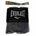 thumbnail image 3 of 6 Pair Everlast Men's Over The Caft Tube Socks (Black), 3 of 3