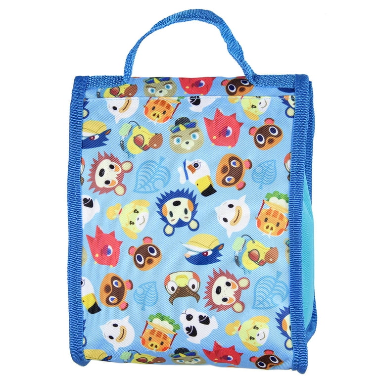 animal crossing character print mini backpack Animal Crossing Character Print Backpack 5 pc Set Lunch Tote Keychain