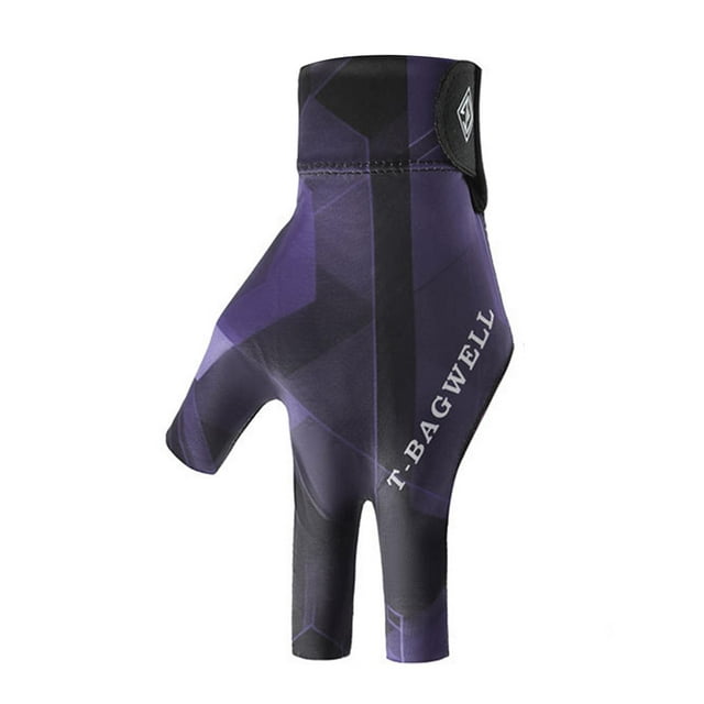 Guante de billar para mano izquierda Strade Fareast Limited Negro y morado