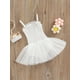 thumbnail image 3 of Txlixc, mono sin mangas para niñas pequeñas, Color sólido, informal, con tirantes finos, princesa, vestido plisado de malla Txlixc  Moda, 3 of 9