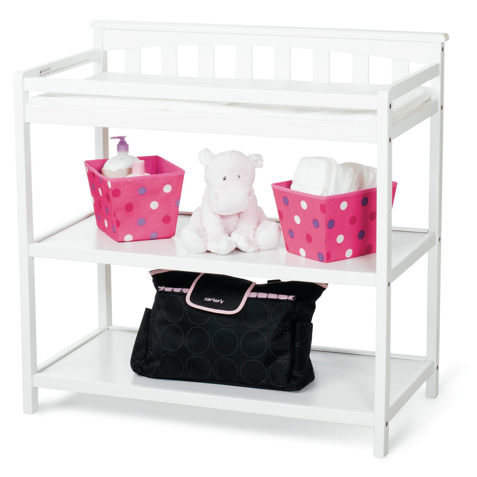 Forever Eclectic by Child Craft Flat Top Changing Table, Matte White