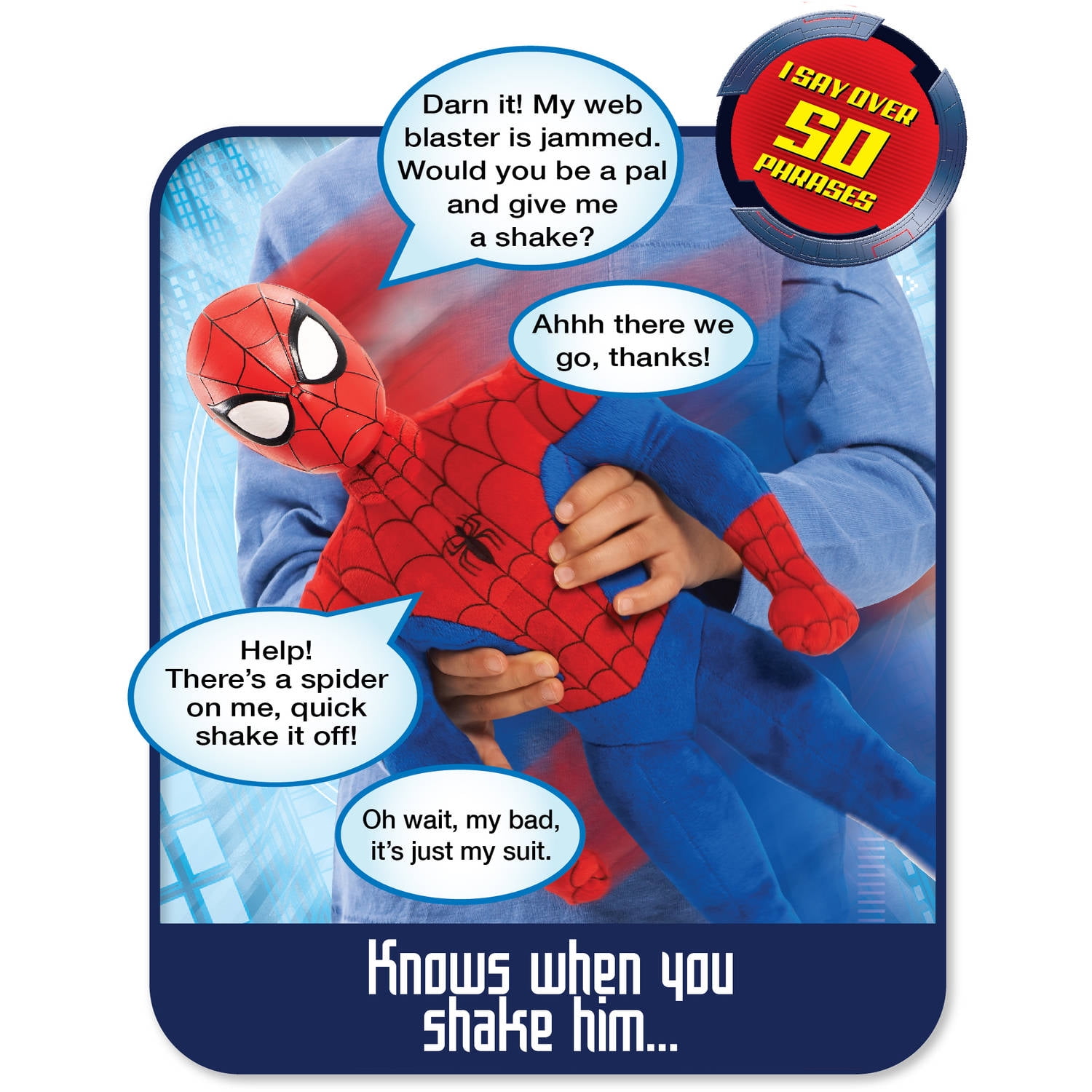 giant plush spider man