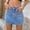 Light Blue, variant on jjayotai Women Denim Skort Skirt Stretchy Mid Waist Mini Skirts Dressy Casual Jean Skorts with Pockets
